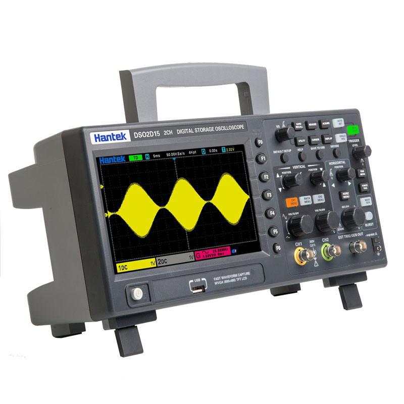 Digital Storage Oscilloscope 100Mhz - Baru Tersedia Hantek DSO2C10 2 Kanal
