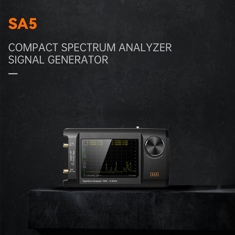● Analisa Spektrum SA5 LCD IPS - Signal Generator Spectrum Analyzer ulasan dan harga