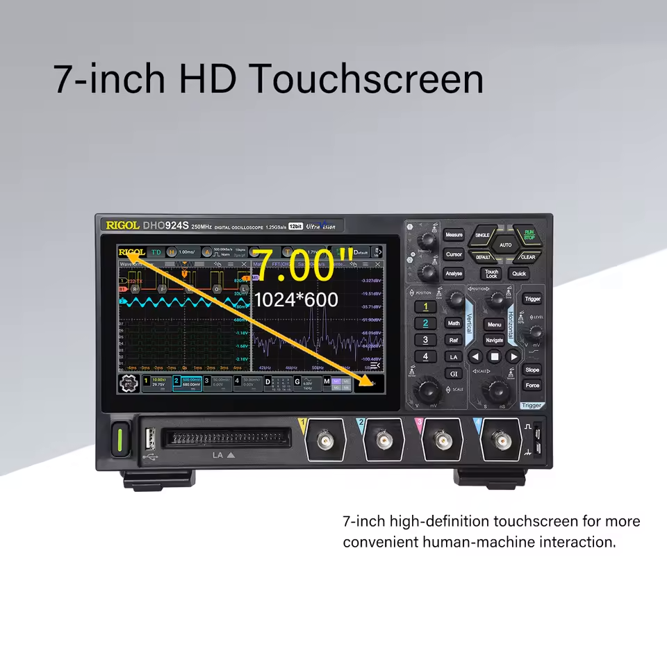 Osiloskop Seri RIGOL DHO900: 4 - Digital Storage Oscilloscope 100Mhz ulasan dan harga