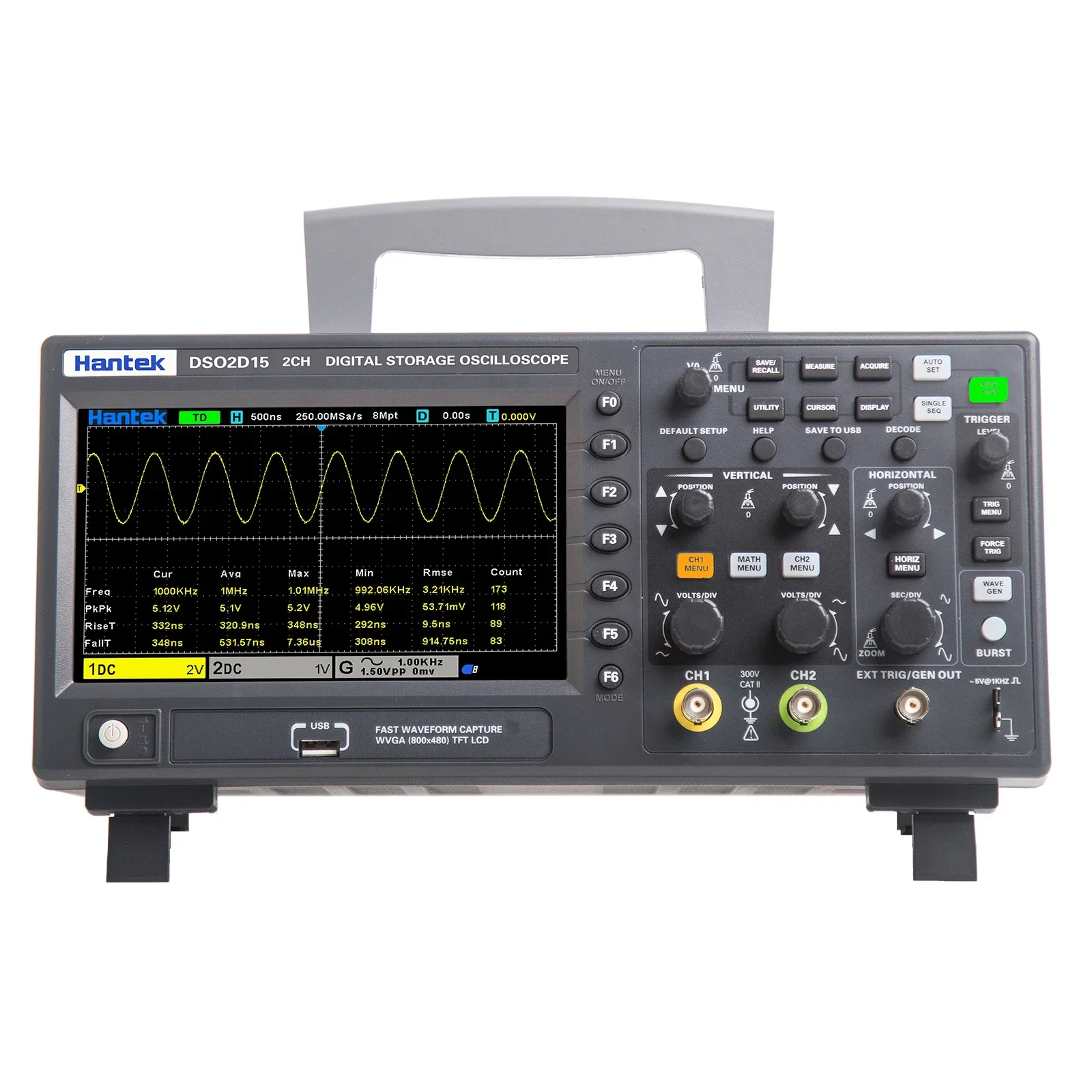 Osiloskop Penyimpanan Digital  - Digital Storage Oscilloscope 100Mhz ulasan dan harga