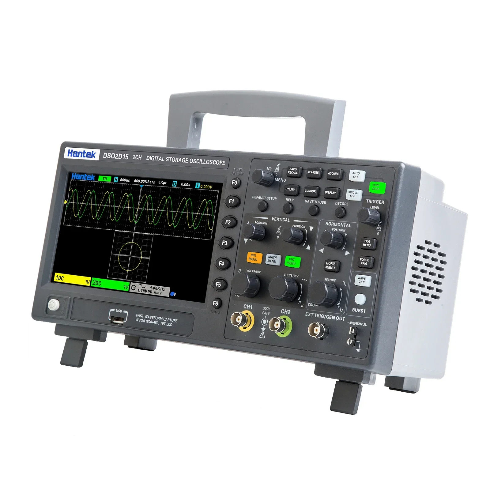Osiloskop Penyimpanan Digital  - Digital Storage Oscilloscope 100Mhz ulasan dan harga