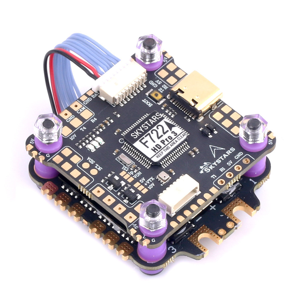 Kontroler Penerbangan SKYSTARS - Fpv Flight Controller F7 Stack 60A ulasan dan harga